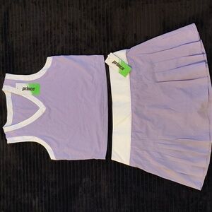 Prince Lavender and White Tennis Set